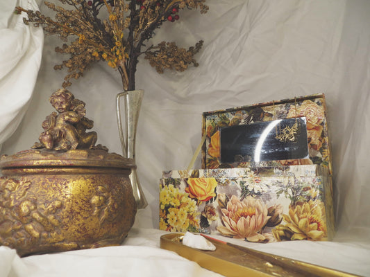 Yellow Flower Jewelry Box