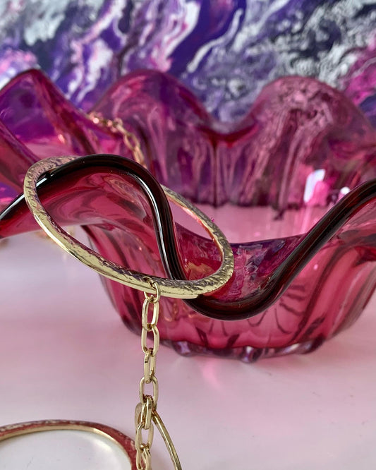 Large Cranberry Bowl