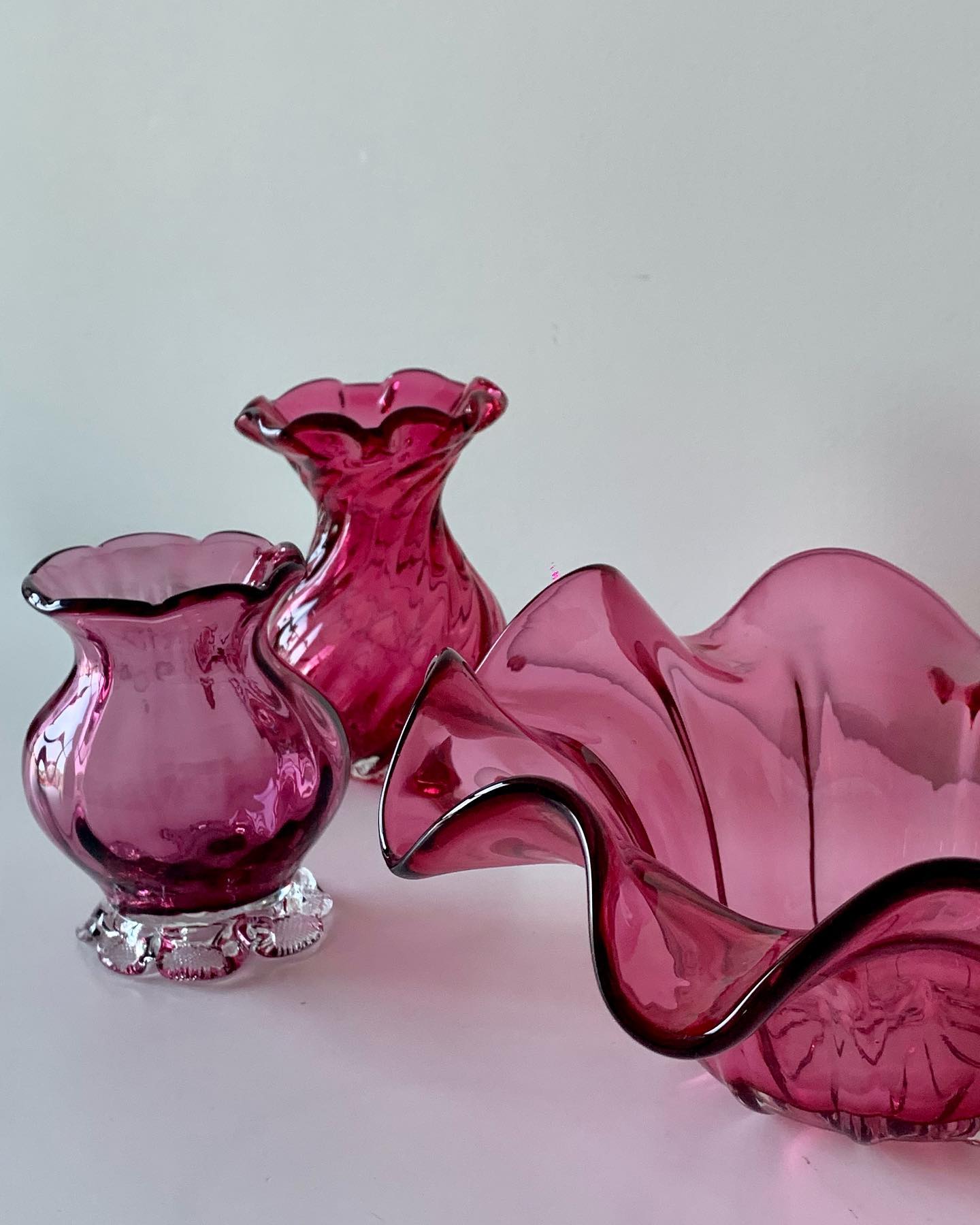 Large Cranberry Bowl