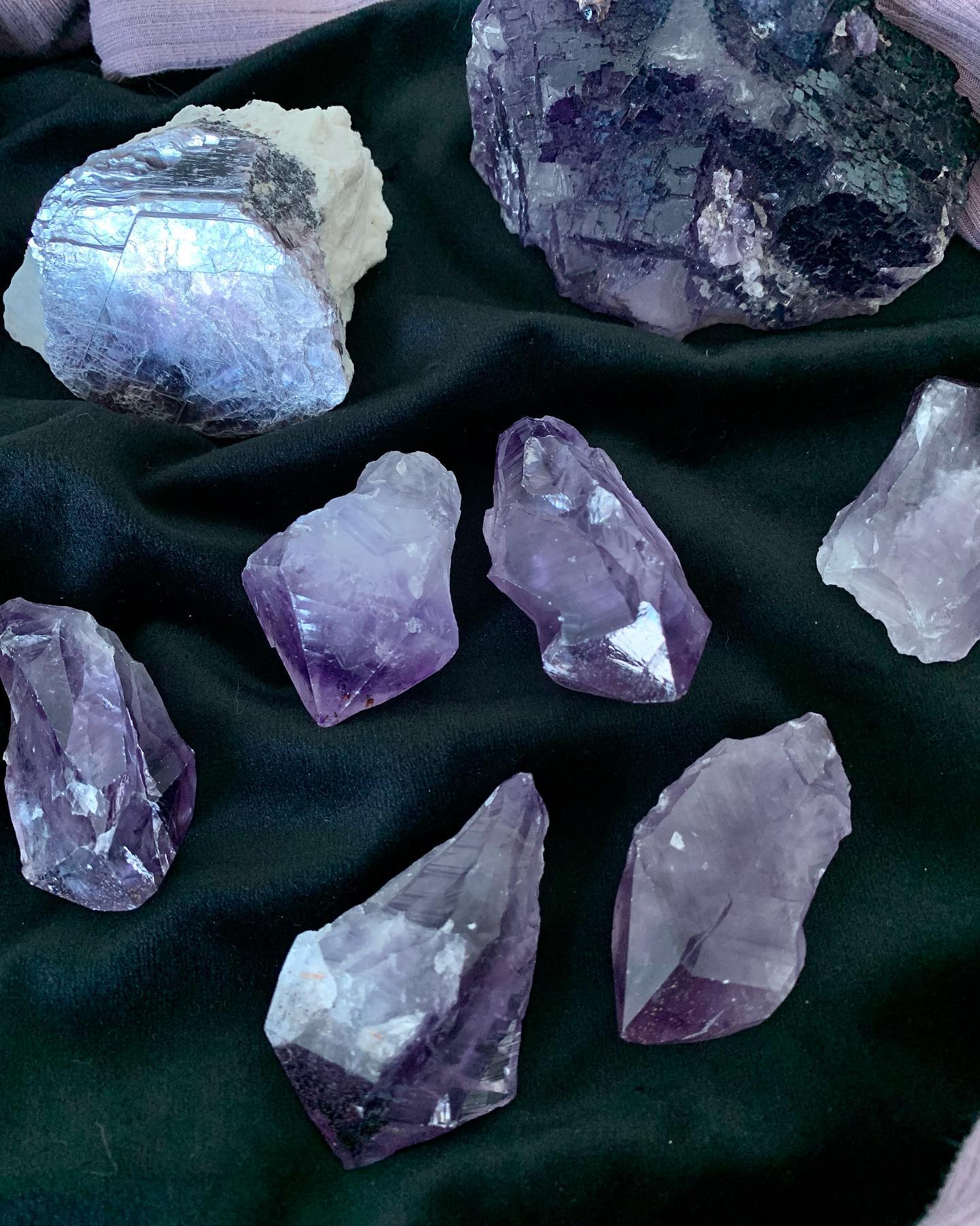 Lepidolite | Purple Fluorite Chunk