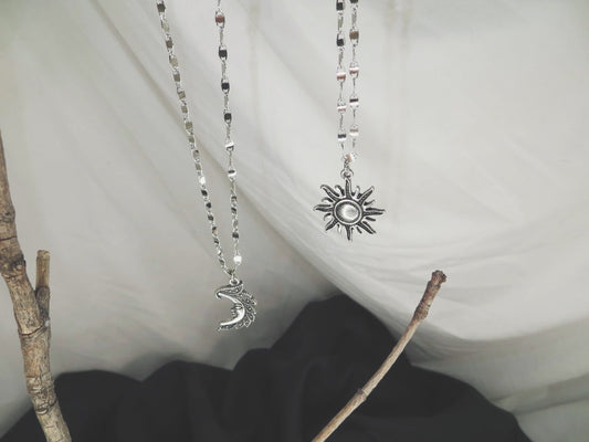 Moon Necklace Half
