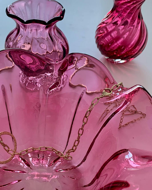 Large Cranberry Bowl