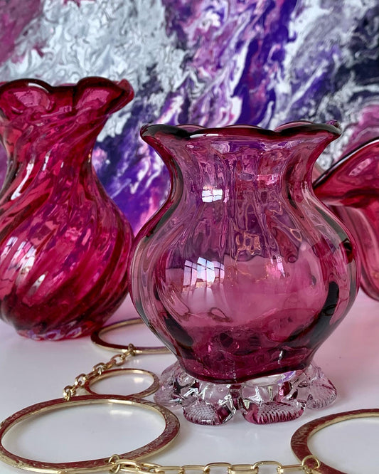Cranberry Vases