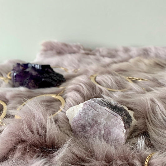 Lepidolite | Purple Fluorite Chunk