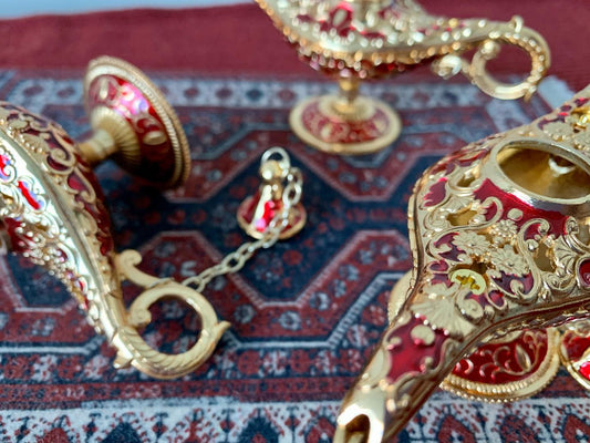 Incense Holder Genie Lamp