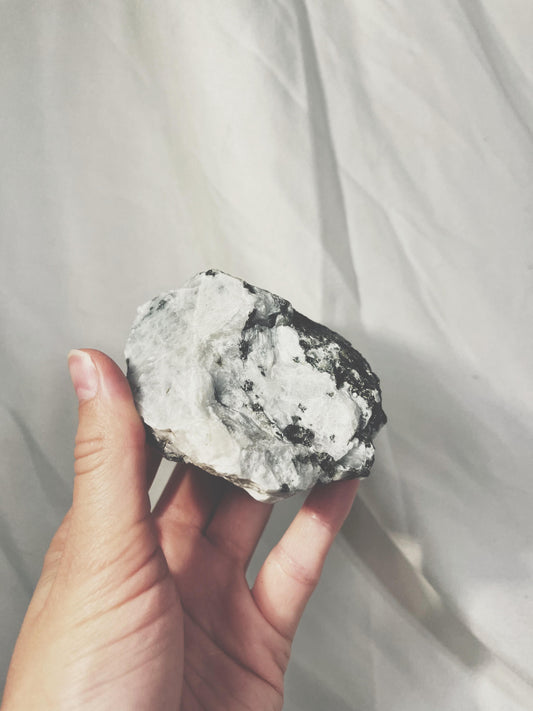 Ying Yang Yoni Shaped Moonstone