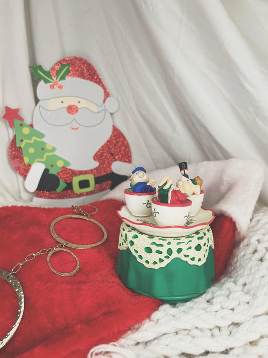 Spinning Teacups Music Box