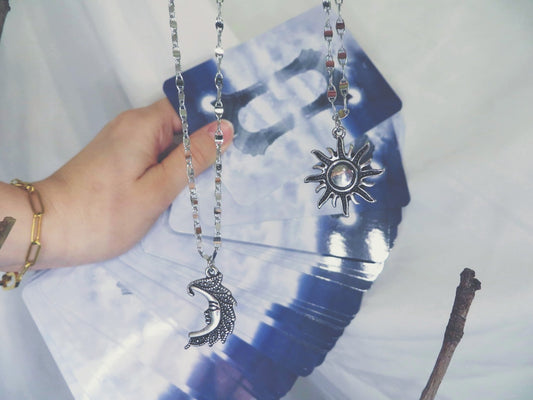 Moon Necklace Half