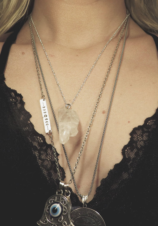 Quartz Point Necklaces